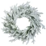 Ośnieżony wieniec Norweski - PE/PVC 50 cm