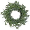 Ośnieżony wieniec Norweski - PE/PVC 50 cm