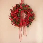 Wianek z czerwonymi jagodami - 60 cm 2