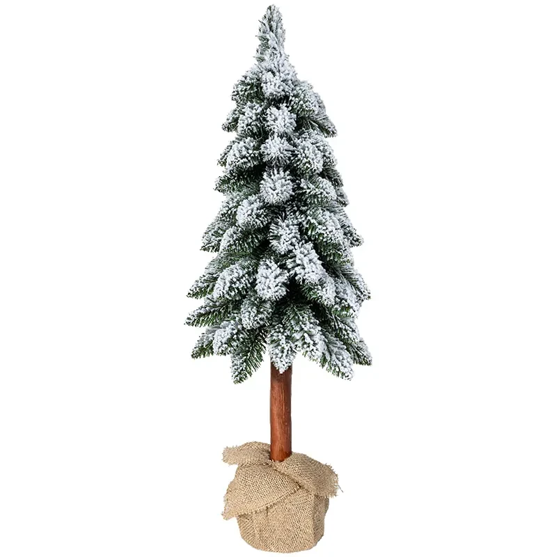Sosna Toro - Sztuczna ośnieżona choinka na pniu