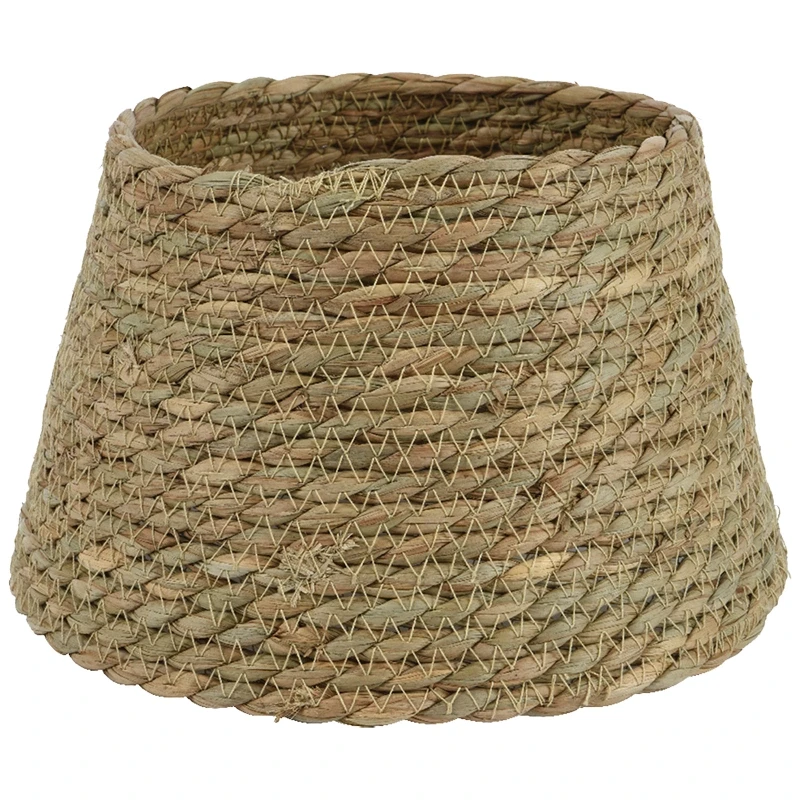 Naturalna brązowa osłonka pod choinkę