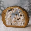 Szopka Bożonarodzeniowa w korze 24,5x32x7 cm