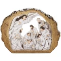 Szopka Bożonarodzeniowa w korze 24,5x32x7 cm