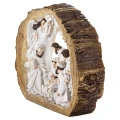 Szopka Bożonarodzeniowa w korze 24,5x32x7 cm