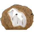 Szopka Bożonarodzeniowa w korze 24,5x32x7 cm