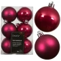 Plastikowe bombki choinkowe - 6 cm 12 szt. fot.2