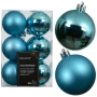 Plastikowe bombki choinkowe - 6 cm 12 szt. fot.1