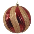 Błyszczące bombki plastikowe - 12 cm