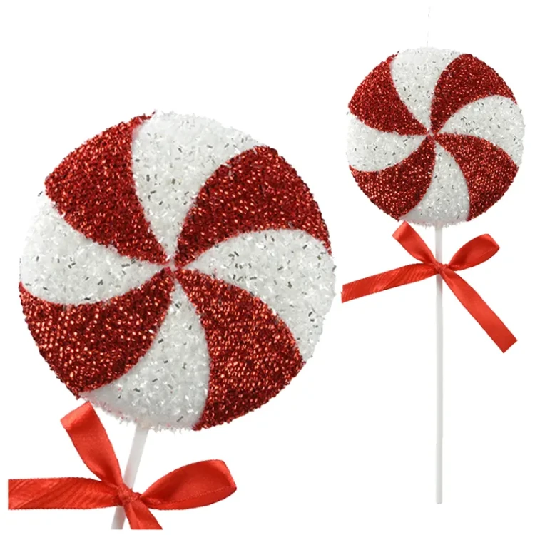 Zawieszka choinkowa - Cukrowy lizak 36 cm w2