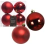 Czerwone bombki choinkowe 10 cm kpl. 4 szt.