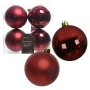 Bordowe bombki choinkowe 10 cm kpl. 4 szt.