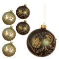 Szklane bombki choinkowe 8 cm 6 szt 1