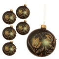 Szklane bombki choinkowe 8 cm 6 szt 2