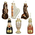 Szklane instrumenty i alkohole kpl. 6 szt. - 7,5 cm