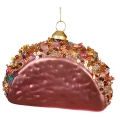Szklane słodkie przekąski - zawieszka choinkowa 11 cm w4
