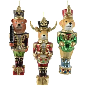 Żołnierz - Szklana zawieszka choinkowa 18 cm