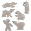 Niedźwiedź polarny - plastikowa zawieszka choinkowa mix