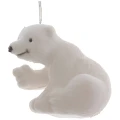 Niedźwiedź polarny - plastikowa zawieszka choinkowa w5