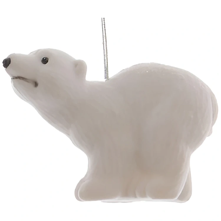 Niedźwiedź polarny - plastikowa zawieszka choinkowa w3