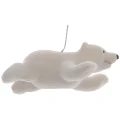 Niedźwiedź polarny - plastikowa zawieszka choinkowa w1