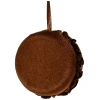 Makaronik - zawieszka poduszka choinkowa 30 cm j. brąz