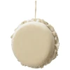 Makaronik - zawieszka poduszka choinkowa 30 cm biały