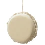 Makaronik - zawieszka poduszka choinkowa 30 cm biały