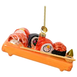 Sushi - Szklana kształtki choinkowe 12 cm