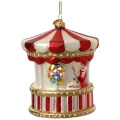 Namiot cyrkowy - Szklana zawieszka choinkowa 12 cm w1
