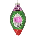 Szklana bombka reflektor PRL 3 szt. 12 cm