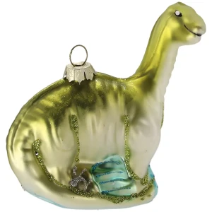 Potwór z Loch Ness - Szklana zawieszka choinkowa 9,5 cm