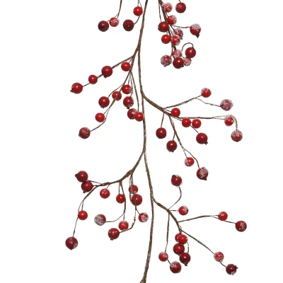 Girlanda dekoracyjna z czerwonej jagody 130 cm