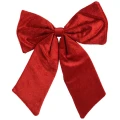 Duża poliestrowa kokarda 30x35x0,5cm czerwona