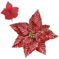 Gwiazda betlejemska na klipsie 28x10 cm