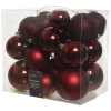 Plastikowe bombki choinkowe kpl. 26 szt. MIX 6-10 cm zdjęcie 1