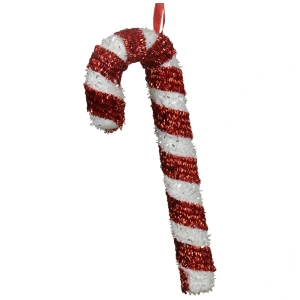 Laska cukrowa z brokatem 20,5 cm - zawieszka nietłukąca