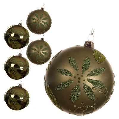 Rozmarynowe bombki choinkowe 8 cm 6 szt
