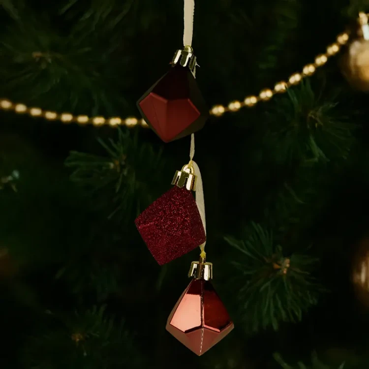 Diamenty - Zawieszka choinkowa z kamieniem 5,8 cm zdj1