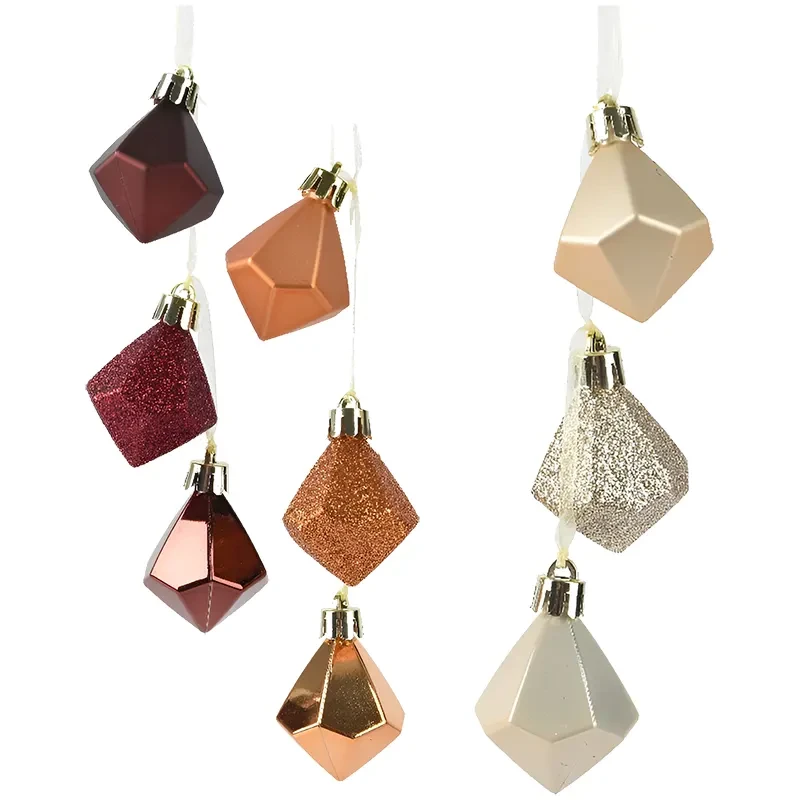 Diamenty - Zawieszka choinkowa z kamieniem 5,8 cm