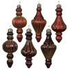Szklane barokowe sople - Zawieszki choinkowe 16 cm