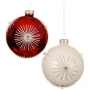 Bombki choinkowe z diamentem - kpl. 6 szt. 8 cm