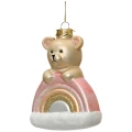 Miś na tęczy - zawieszka choinkowa 13,5 cm w1