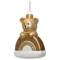 Miś na tęczy - zawieszka choinkowa 13,5 cm w2