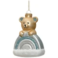 Miś na tęczy - zawieszka choinkowa 13,5 cm w3