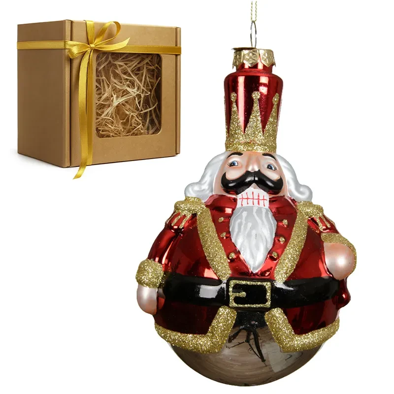 Żołnierzyk - szklana zawieszka choinkowe 15 cm