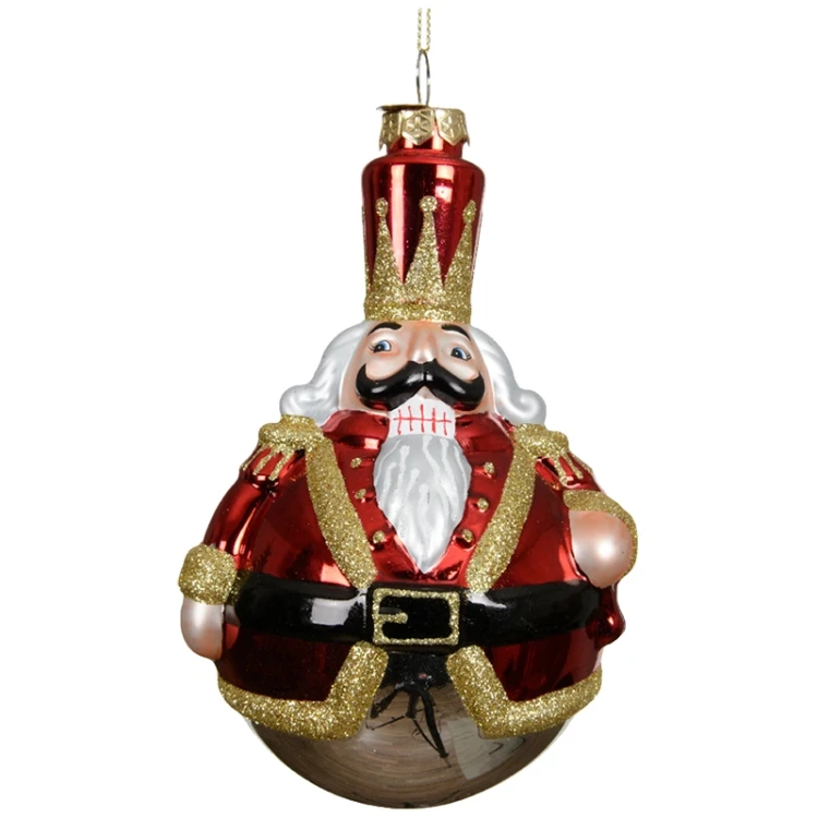 Żołnierzyk - szklana zawieszka choinkowe 15 cm
