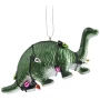 Plastikowe dinozaury - zawieszki choinkowe 10,5 cm w3