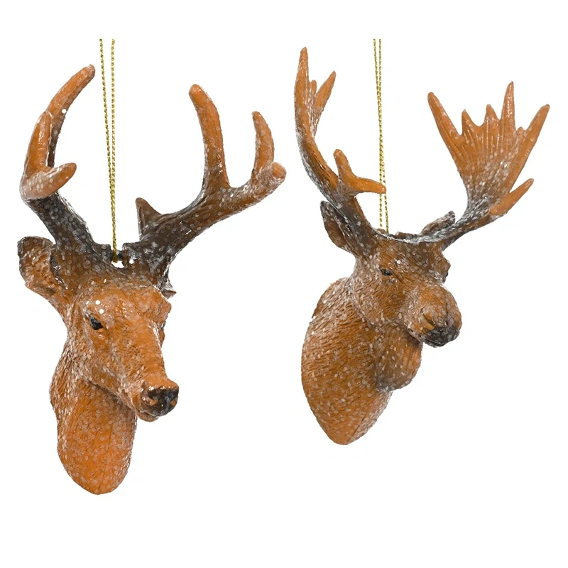Plastikowe zawieszki choinkowe - 12 cm