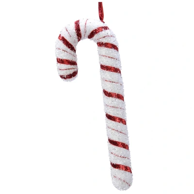 Laska cukrowa z brokatem 34 cm - zawieszka nietłukąca