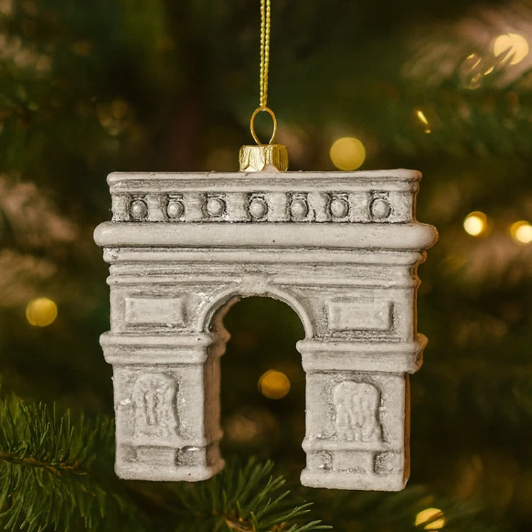 Łuk Triumfalny- Plastikowa zawieszka choinkowa 16,5 cm